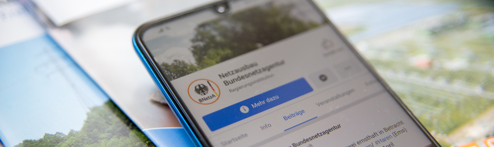 Facebook-Account zum Netzausbau Facebook-Account zum Netzausbau