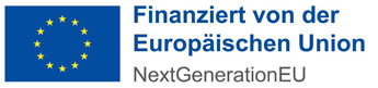 Logo der Europäischen Union und Next Generation EU Logo der Europäischen Union und Next Generation EU
