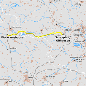 Trassenverlauf des Abschnitts Nord des BBPlG-Vorhabens 44 Trassenverlauf des Abschnitts Nord des BBPlG-Vorhabens 44