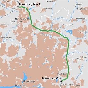 Trassenverlauf des Abschnitts West des BBPlG-Vorhabens 51 Trassenverlauf des Abschnitts West des BBPlG-Vorhabens 51