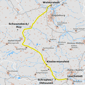 Trassenverlauf des Abschnitts A des BBPlG-Vorhabens 60 Trassenverlauf des Abschnitts A des BBPlG-Vorhabens 60