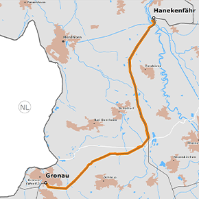 Luftlinie zwischen Hanekenfähr und Gronau (BBPlG-Vorhaben 63)